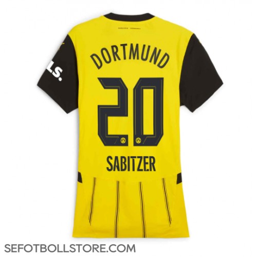 Borussia Dortmund Marcel Sabitzer #20 Replika Hemmatröja Dam 2024-25 Kortärmad